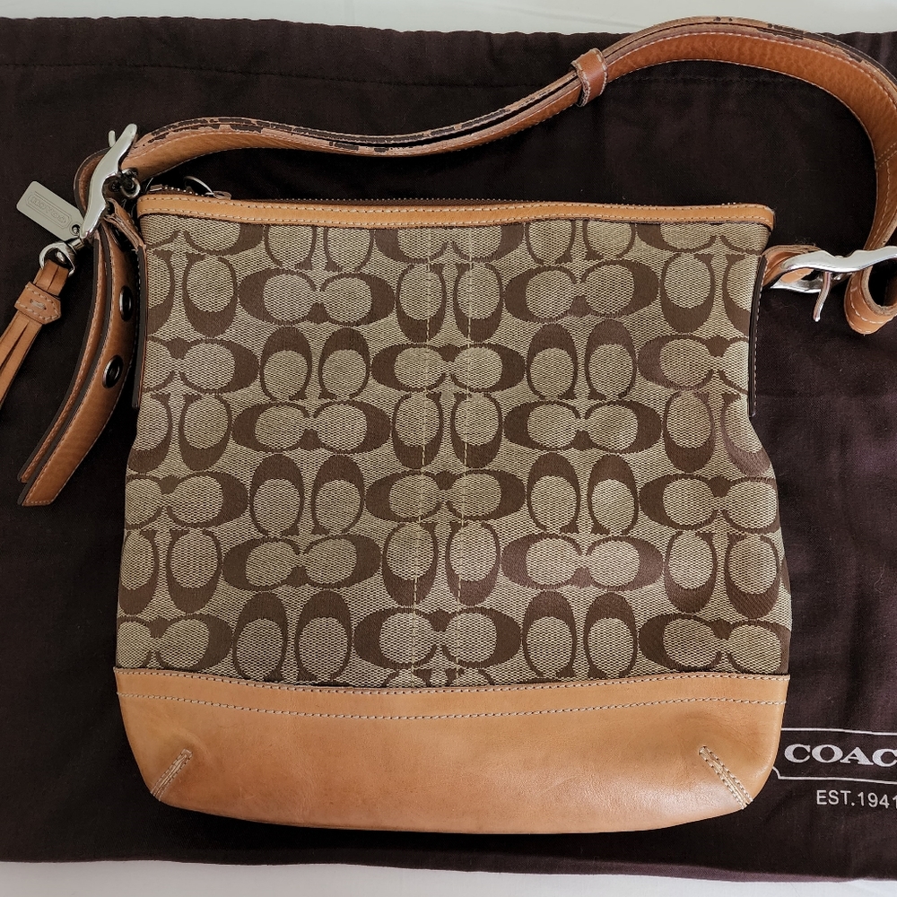 Coach Signature Vintage 9632 Slim Shoulder Bag